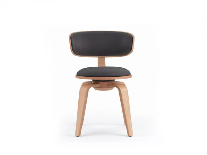 PIVOT - Swivel wooden chair _ Marelli