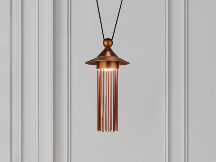 NAPPE N6 - LED painted metal pendant lamp _ Masiero