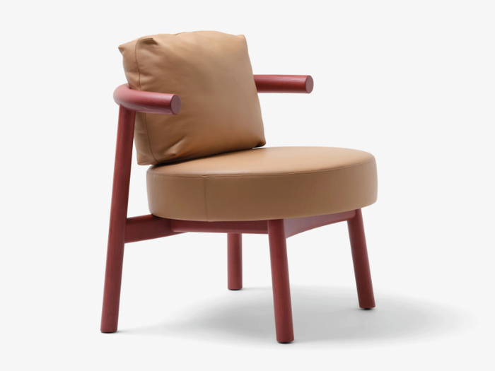 MC5 SOLO - Stackable ash armchair with armrests _ Mattiazzi