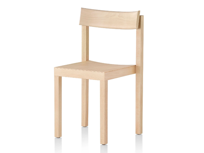 MC14 PRIMO - Stackable beech chair open back _ Mattiazzi