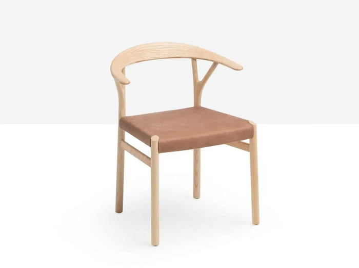 OSLO P L CU - Ash easy chair with armrests _ Midj