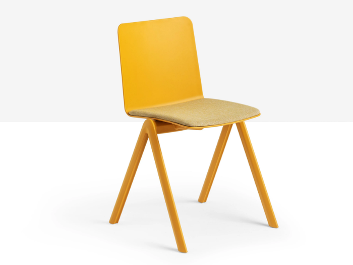 STACK S PP_SD - Stackable chair with integrated cushion _ Midj