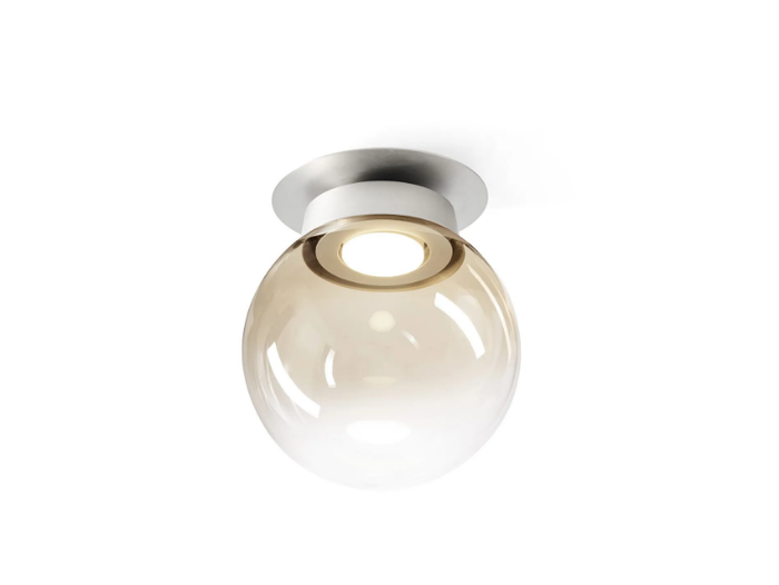 JOTTO - LED glass and aluminium ceiling lamp _ Miloox