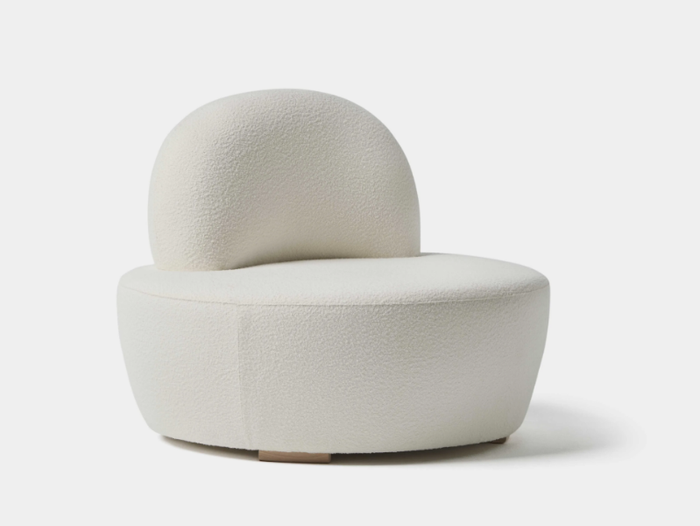 TWIN MOON - Fabric armchair _ Missana