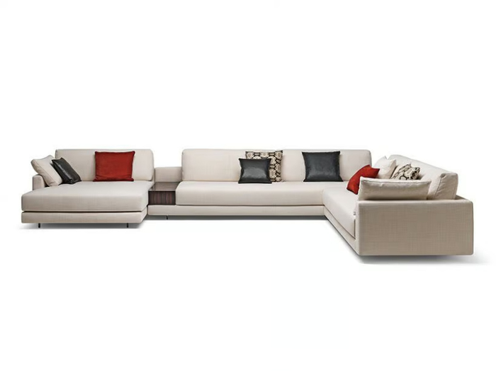 ARGO - Sectional fabric sofa with removable cover _ MisuraEmme