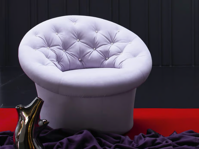 LIBRA - Tufted velvet easy chair _ MitoHome