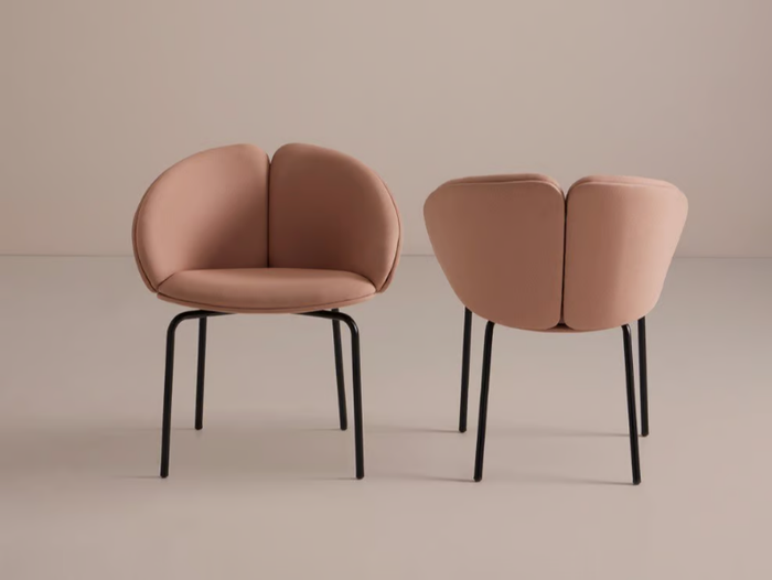 PEACH - Fabric chair _ Mobboli