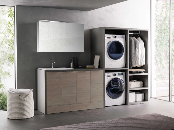 HYD01 - Sectional laundry room cabinet _ Mobiltesino