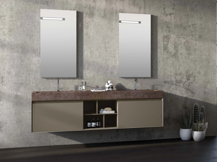 LU.47 - Wall-mounted vanity unit _ Mobiltesino