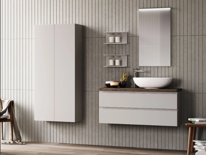 C73 - Wall-mounted vanity unit with drawers _ Mobiltesino