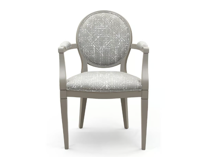 P ASHA - Upholstered beech chair with armrests _ Modonutti