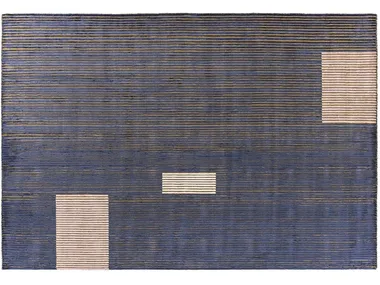 LINES - L4 - Handmade viscose rug _ Mohebban