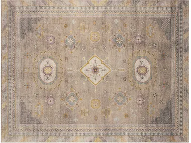 KHOTAN - KH163 - Patterned rectangular handmade wool rug _ Mohebban