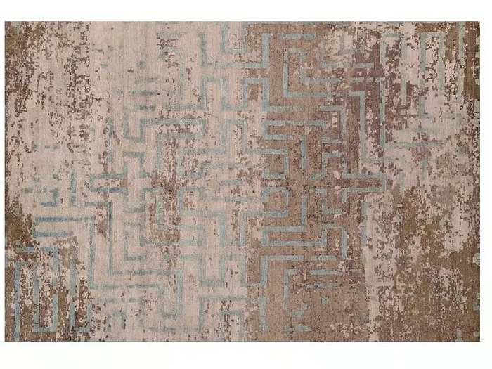 LOFT L157C - Patterned handmade Bamboo silk rug _ Mohebban