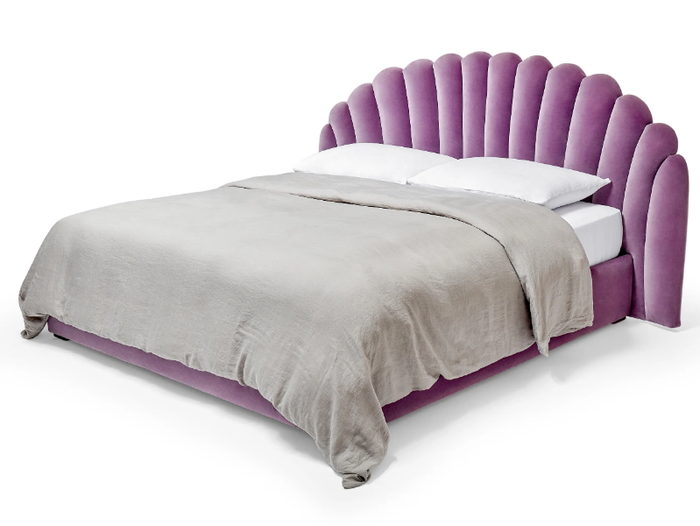 DAISY - Upholstered velvet double bed _ Munna