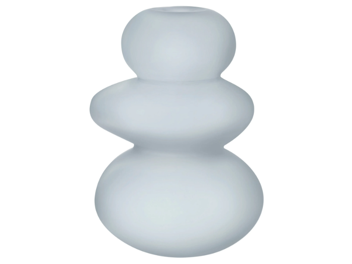 CAIRN SMALL - Crystal candle holder _ NUDE