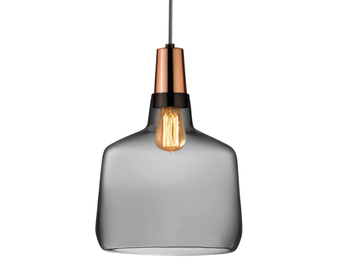 MONO REGULAR - Crystal pendant lamp _ NUDE