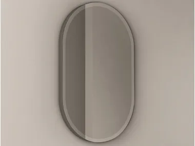 PASTILLE - Oval mirror with integrated lighting _ Nic