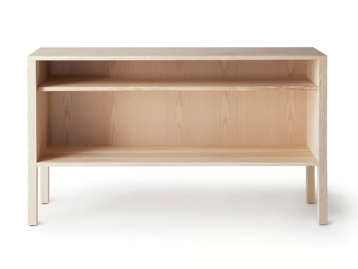 ARKITECTURE - Open low solid wood cabinet _ Nikari