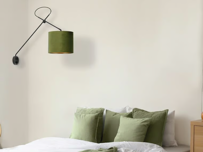 MISS PR - Powder coated steel wall lamp with swing arm _ Novalux