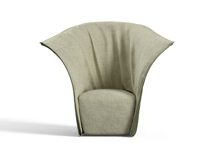 ARTICHOKE - Upholstered armchair with armrests _ Novamobili