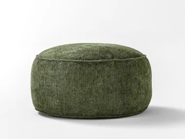 CHICO - Upholstered round pouf _ Novamobili