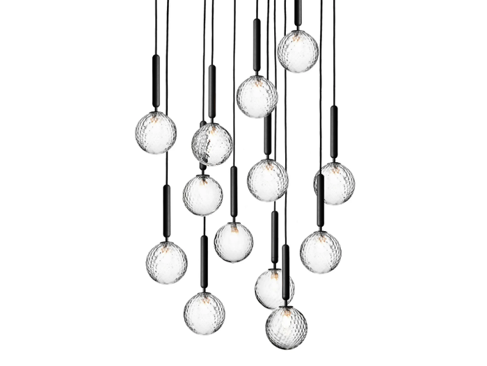 MIIRA 13 OPTIC - Blown glass pendant lamp _ Nuura