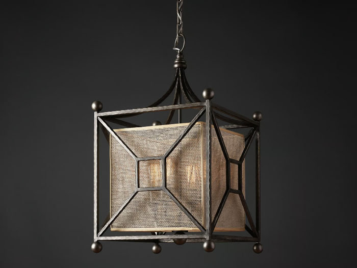 QUATTRO - Contemporary style iron pendant lamp _ OFFICINACIANI