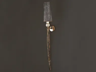 TORTIGLIONE - Iron wall light with crystals _ OFFICINACIANI