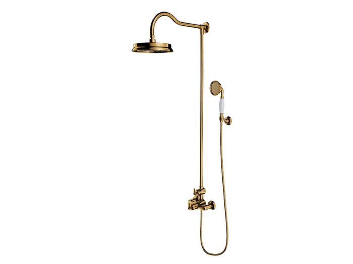 ARMANCE AM5244/6 - Thermostatic shower panel with overhead shower and hand shower _ OMNIRES