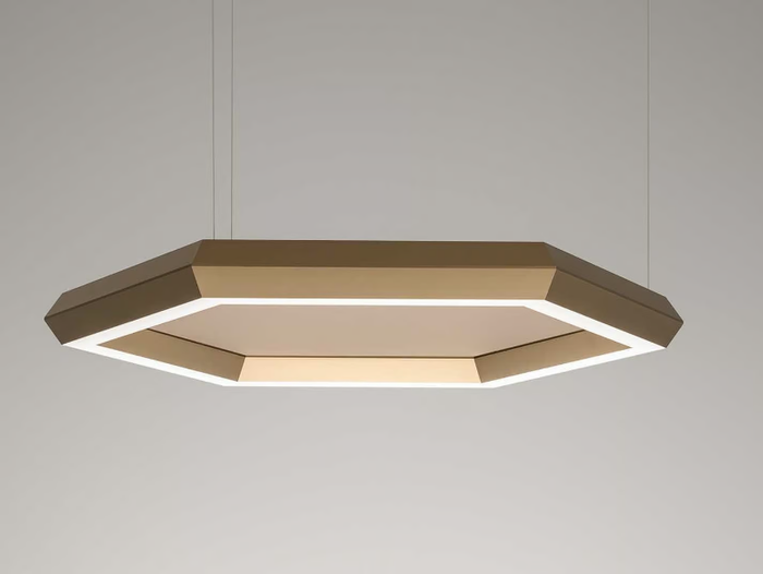 EXAGON SILENCE - Sound absorbing LED pendant lamp _ Olev