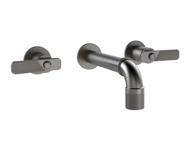 INDUSTRIAL GAS 79325710 - 3 hole wall-mounted washbasin mixer _ PALAZZANI