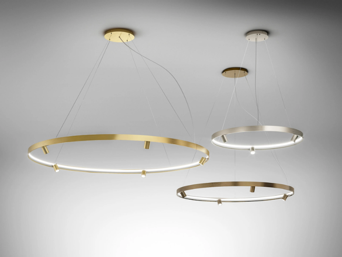 ARENA - LED extruded aluminium pendant lamp _ PANZERI