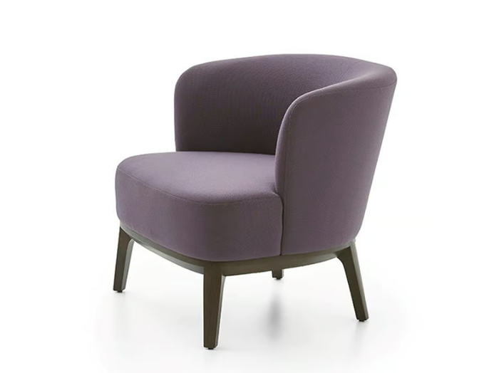 ATLAS V - Upholstered fabric easy chair _ PARLA