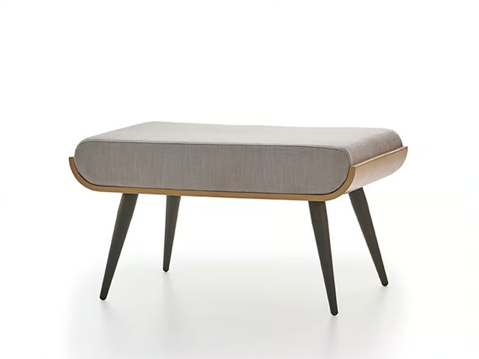 LUCE - Upholstered fabric footstool _ PARLA