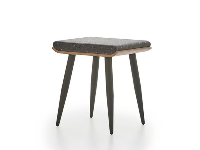 LUCE - Low stool with integrated cushion _ PARLA