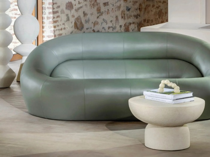 LOOP - 3 seater leather leisure sofa _ PARLA