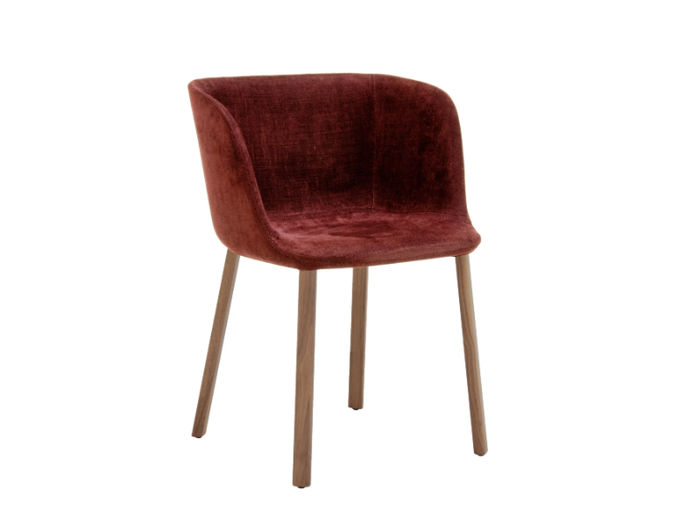 ESSE - Fabric chair with armrests _ PIANCA