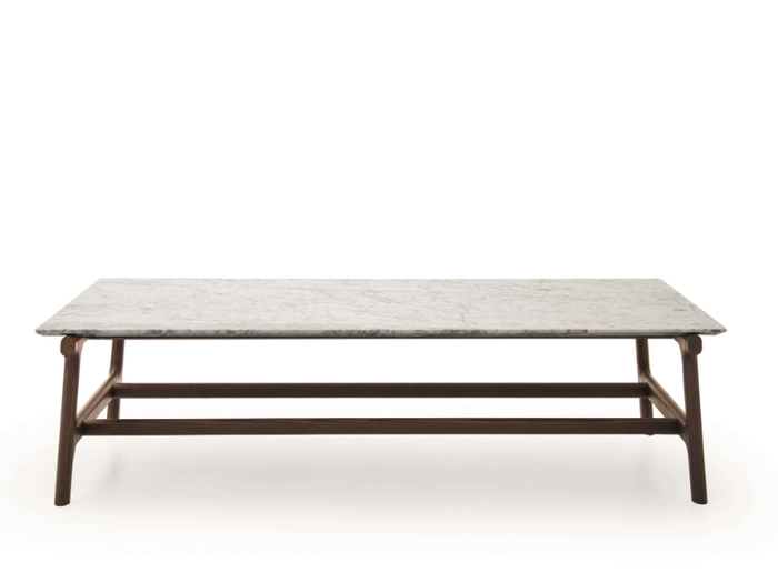 FUSHIMI - Rectangular marble coffee table _ PIANCA