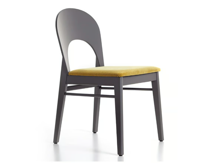 ASIA 02 C1 - Solid wood chair with integrated cushion _ PIANI