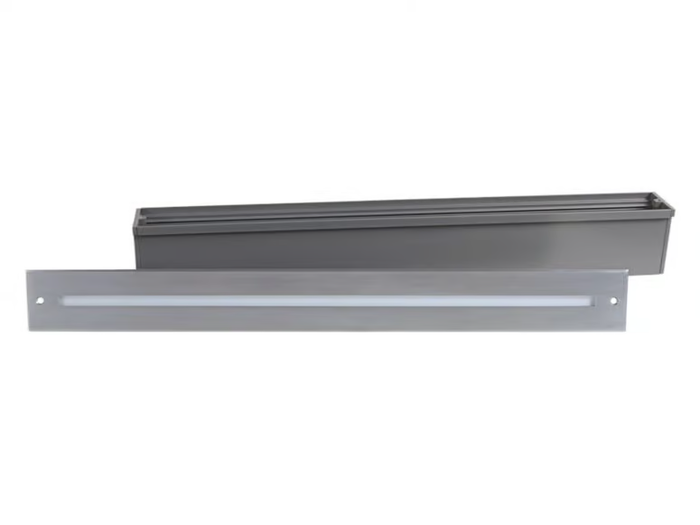 REC LINE L MONO - LED wall-mounted outdoor powder coated aluminium steplight _ PROLED