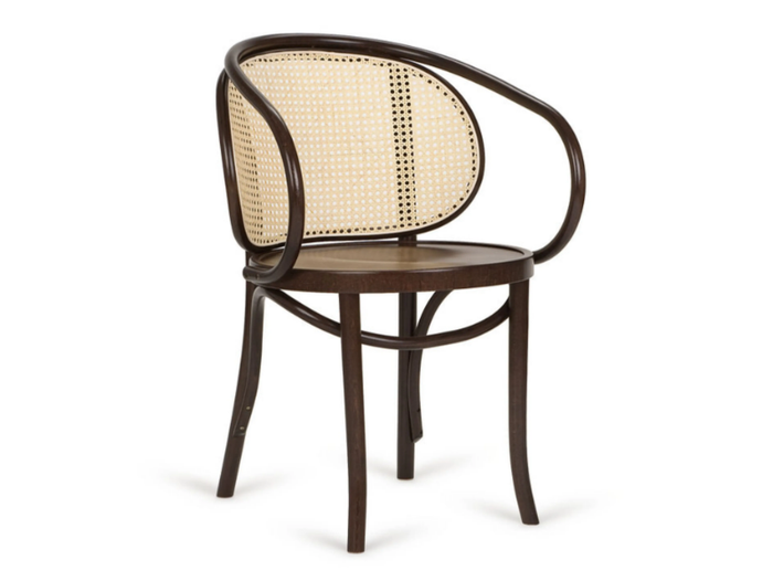 B 1890 - Beech chair with armrests _ Paged