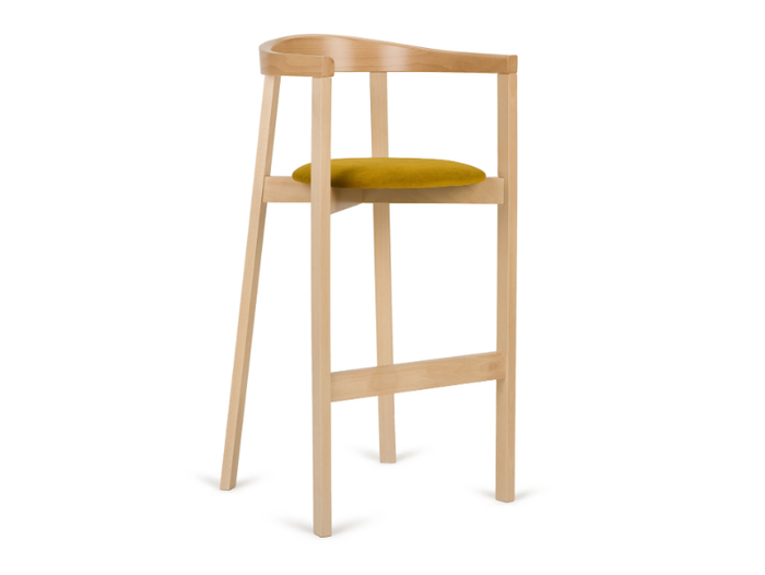 H-UXI-2920 - High beech stool with integrated cushion _ Paged