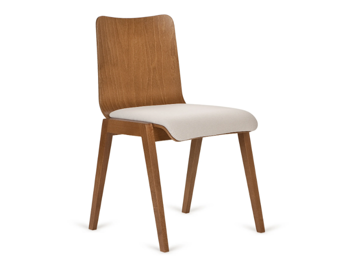 LINK A-2120 - Stackable beech chair with integrated cushion _ Paged