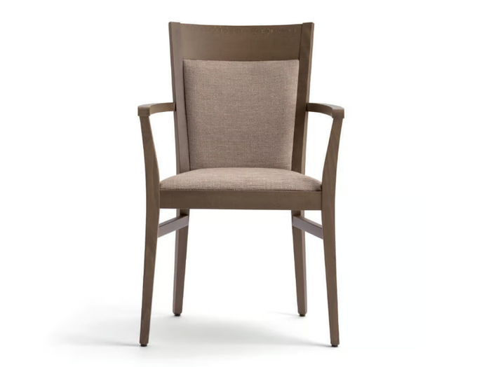 SOUL SOFT 472EP.I1 - Upholstered beech chair with armrests _ Palma