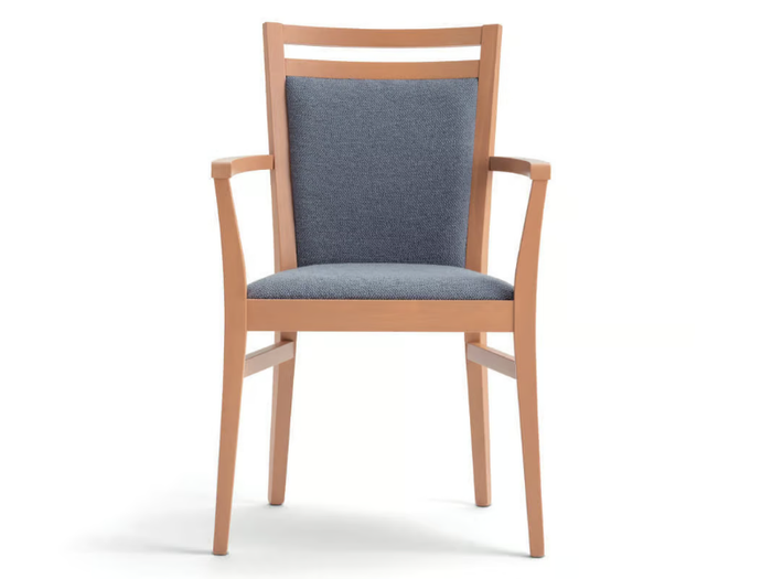 SURI SOFT 472FP.i1 - Upholstered beech chair with armrests _ Palma