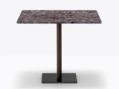 BLUME - Square steel table _ Pedrali