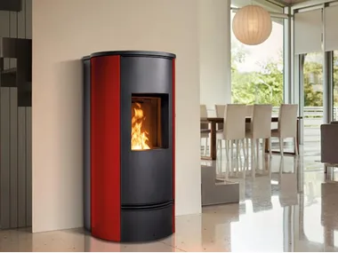 P930 T 5 STARS - Pellet steel stove Class A+ _ Piazzetta