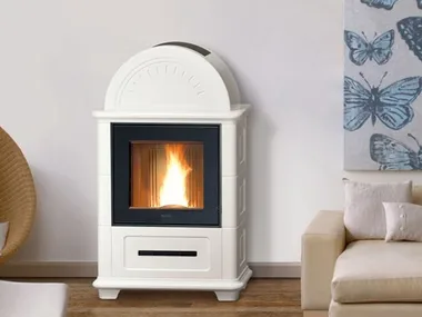 STUBOTTO C - Pellet steel stove Class A+ _ Piazzetta