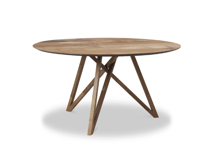 SPIDER - Round teak table _ Pilma